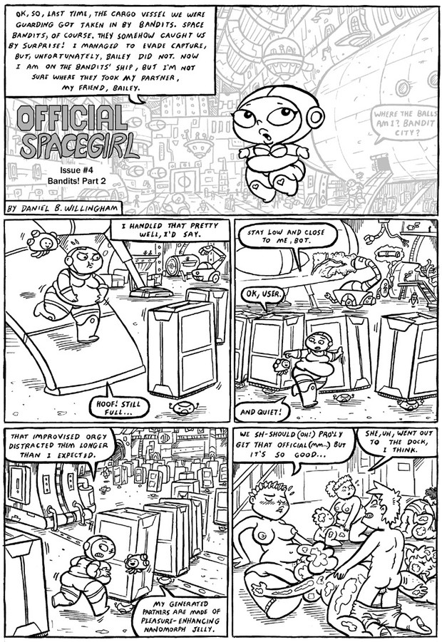 Official Space Girl issue # 4: Bandits part 2 of 3