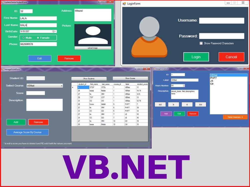 Students Information Management System Source C 1BestCsharp