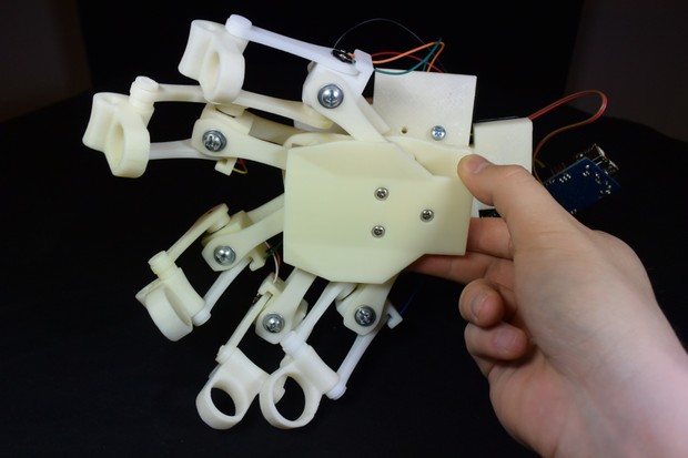 3D Printed Powered Exoskeleton Hands (Upgrade v1) - STL Files