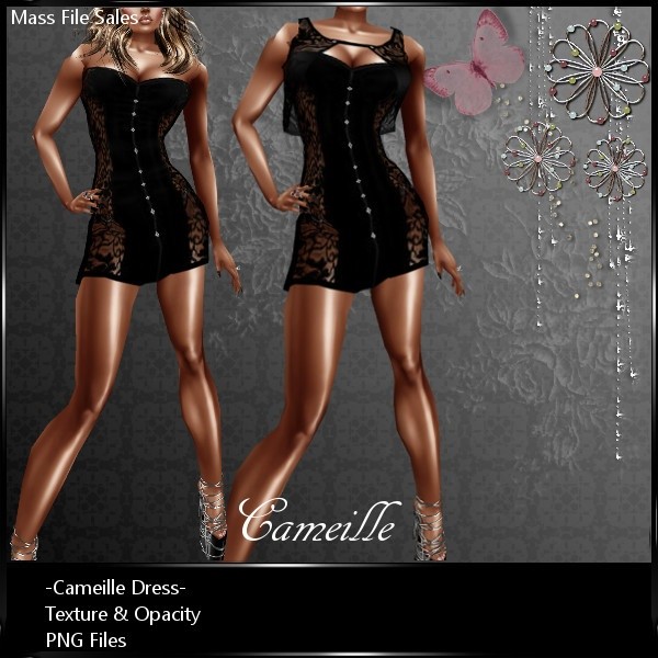 IMVU Textures Cameille Dress