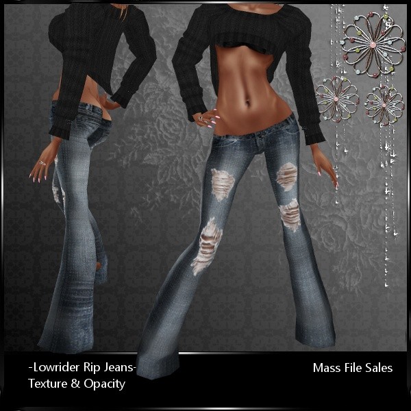 IMVU Lowrider Rip AP Jeans