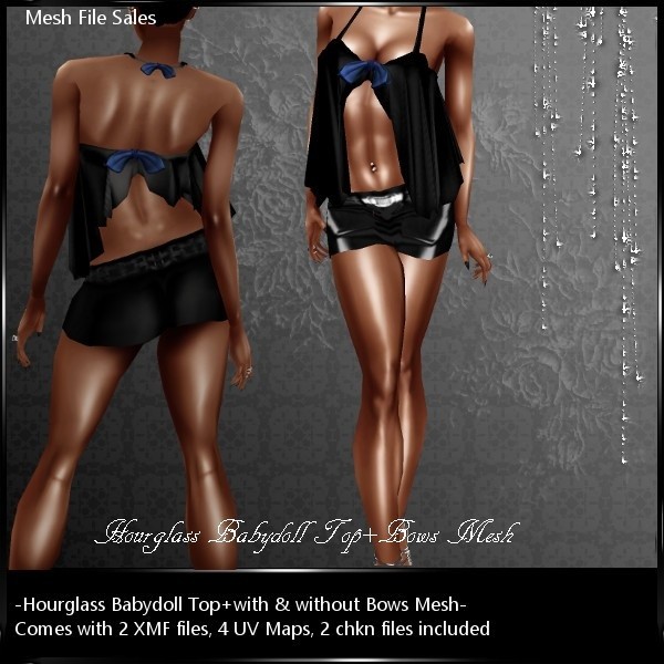 IMVU Mesh BabyDoll Top