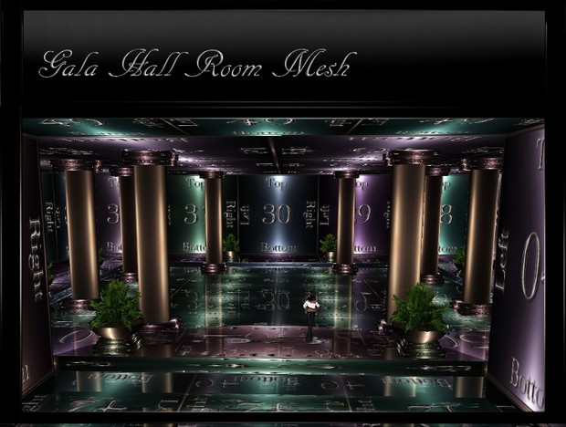 IMVU Mesh Gala Hall Room Mesh