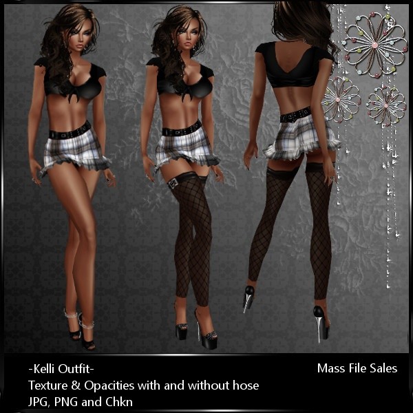 IMVU Clothing Kelli Skirt Outfit
