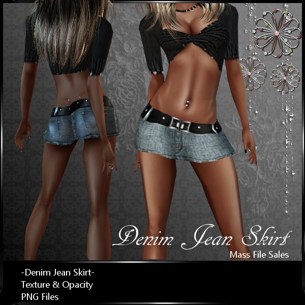 Denim Jean Skirt