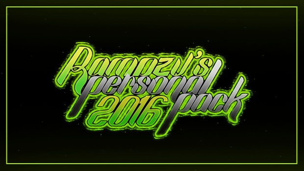 Rampzy's Personal Pack 2016 - חבילת אפקטים לפוטושופ