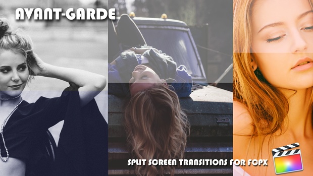Avant-garde Split screen transitions for Final Cut Pro