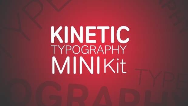 Kinetic Typography MINI Kit
