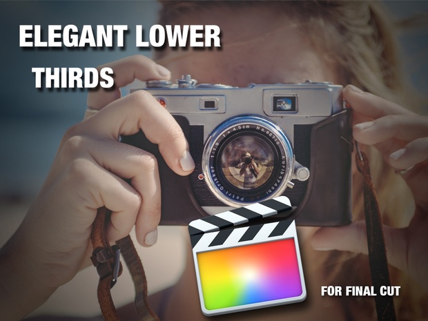 Elegant lower thirds for Final Cut Pro X