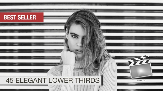 45 Elegant Lower Thirds FOR FCPX