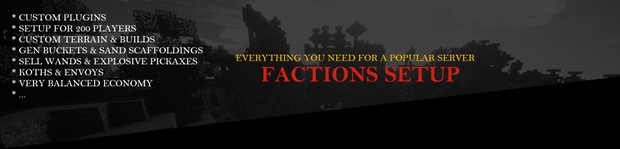 Master Setups « ⭐️ » Factions Setup « ⭐️ » Fully Configured « ⭐️ » Ranks, GKitz, Menus, & More!