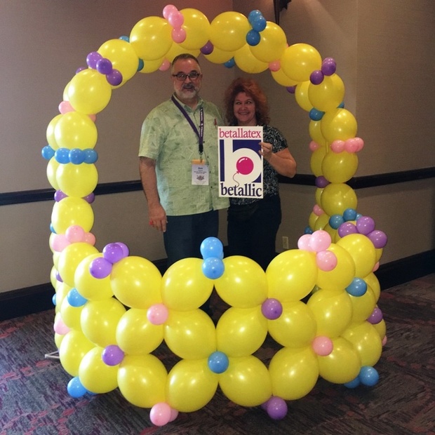 Large Balloon Easter Basket Photo-Opp Station