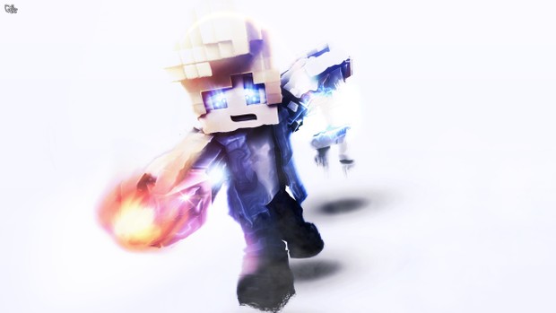 Minecraft Wallpaper (Shorter line)