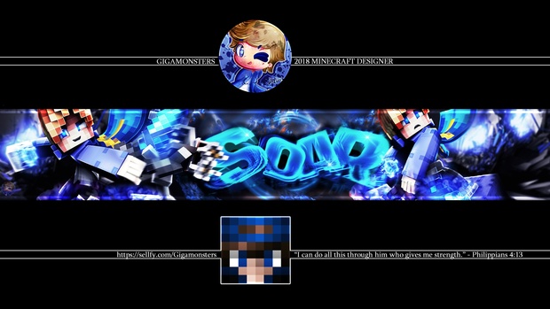 Minecraft PROFESSIONAL BANNER+Profile Picture