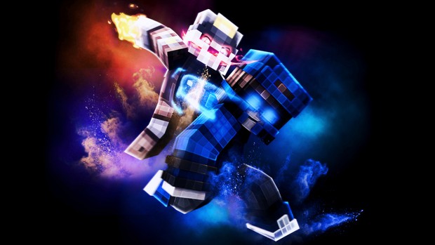 Minecraft Wallpaper (Shorter line)