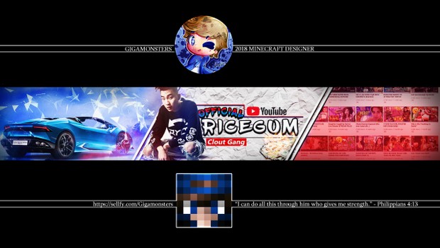 PROFESSIONAL YouTube Banner (CUSTOM MADE)