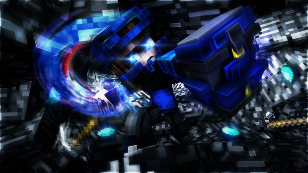 Minecraft Wallpaper (Shorter line)