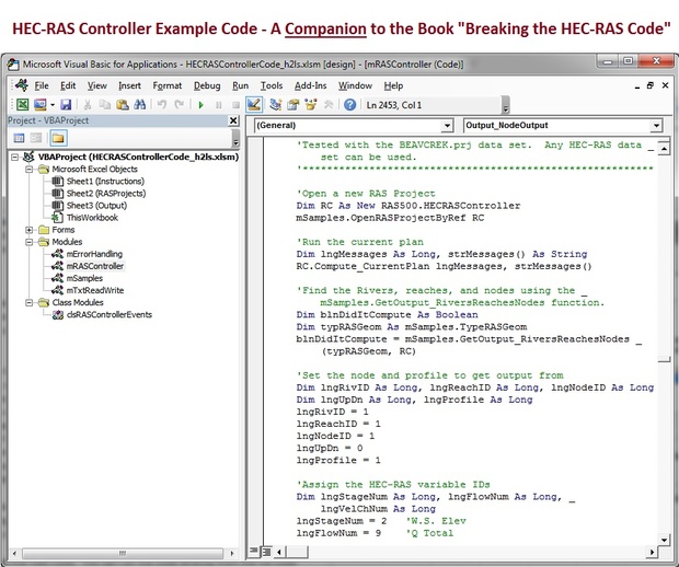HECRASController Code-Companion Workbook to