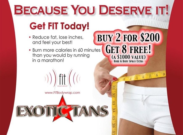 Fit Body Wraps Buy 2 get 8 FREE!