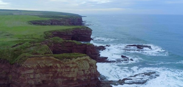 A Montage of Coastal Shots in Waterford