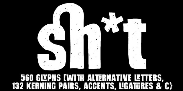 Font | Hand Sketch Rough Poster