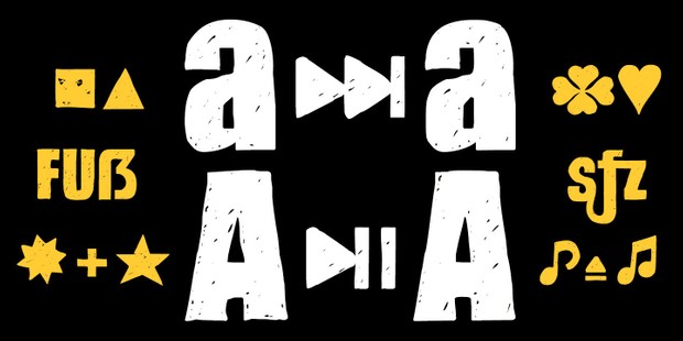 Font | Hand Sketch Rough Poster