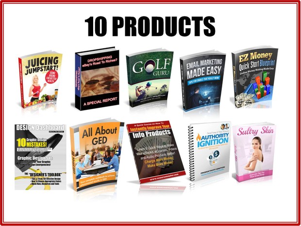 10 High Sales and Quality Products With Resell Rights