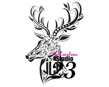 Deer Head / Stag Monogram Frame