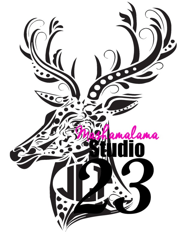 Deer Head / Stag Monogram Frame