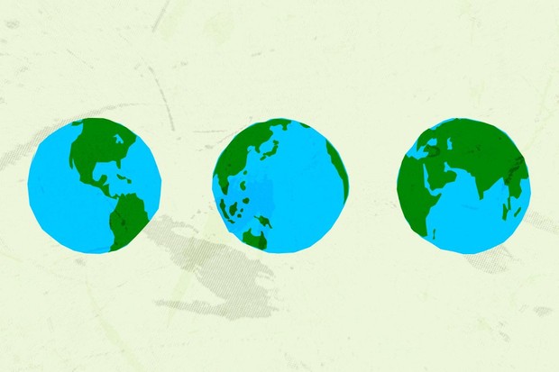 Vector Globe Shapes