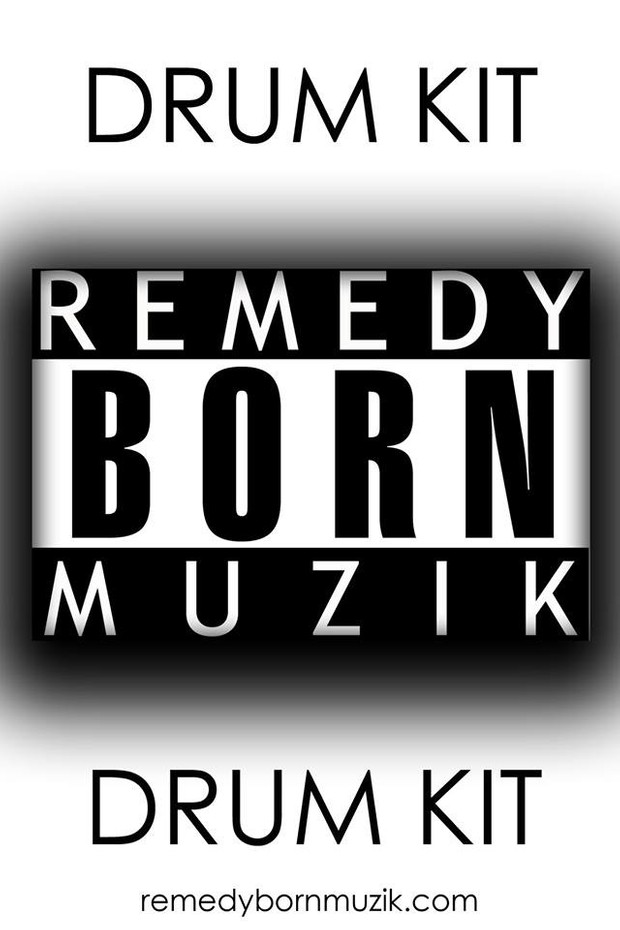 RemedyBornMuzik Beginners Drum Kit - kicks, snares, hi hats, cymbals, efx etc.