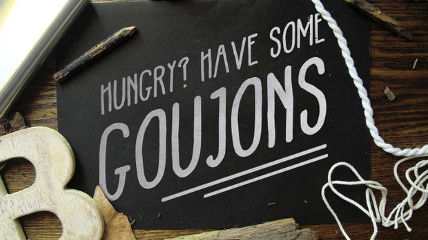 The 'Goujons' Font (Commercial Licence)