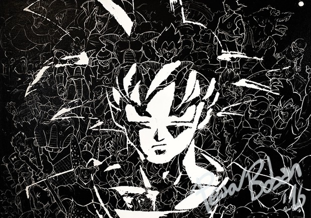 DRAGON BALL: DISASTRO D'ARTE SU TELA NERA (Boban Pesov)