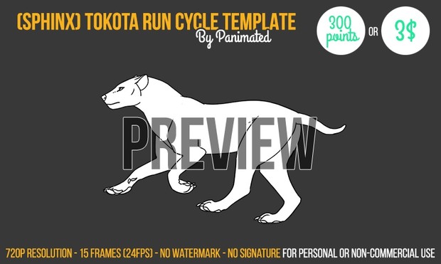 SPHINX Tokota run cycle template
