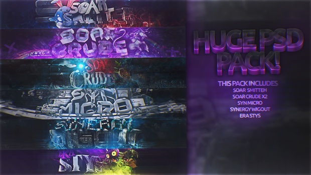 Huge Banner PSD Pack