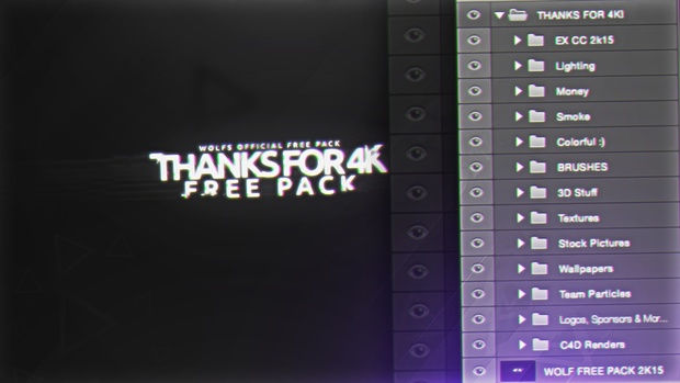 Wolfs 4k Free Pack!