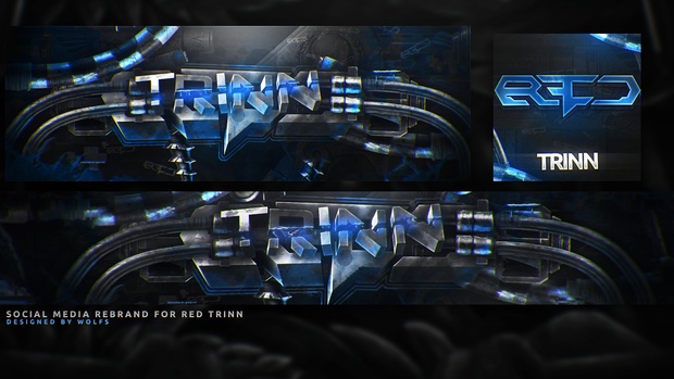 Red Trinn Free PSD