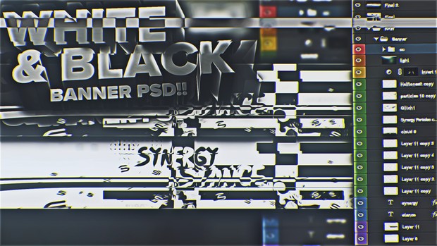 Synergy Stance PSD (Black&White Style!!!)