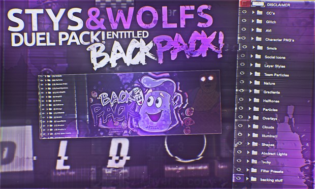 BackPack (Dual Pack With Stys!)