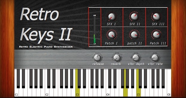 Retro Keys 2 | AU/VST 32/64bit plugin for Mac OSX