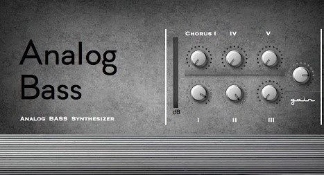Analog Bass M01 (Mac OSX AU/VST plugin)