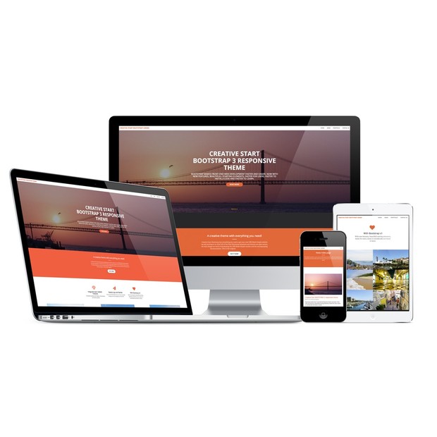 CMSMS 2 Creative StartBootstrap Theme
