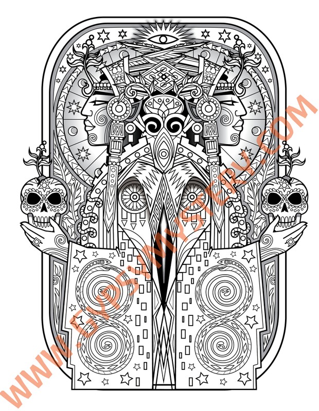Espiritus Coloring Book, Book 3