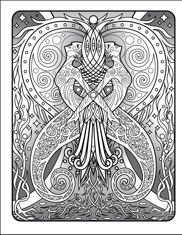 Espiritus Coloring Book, Book 3