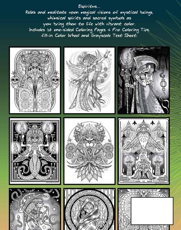 Espiritus Coloring Book, Book 3