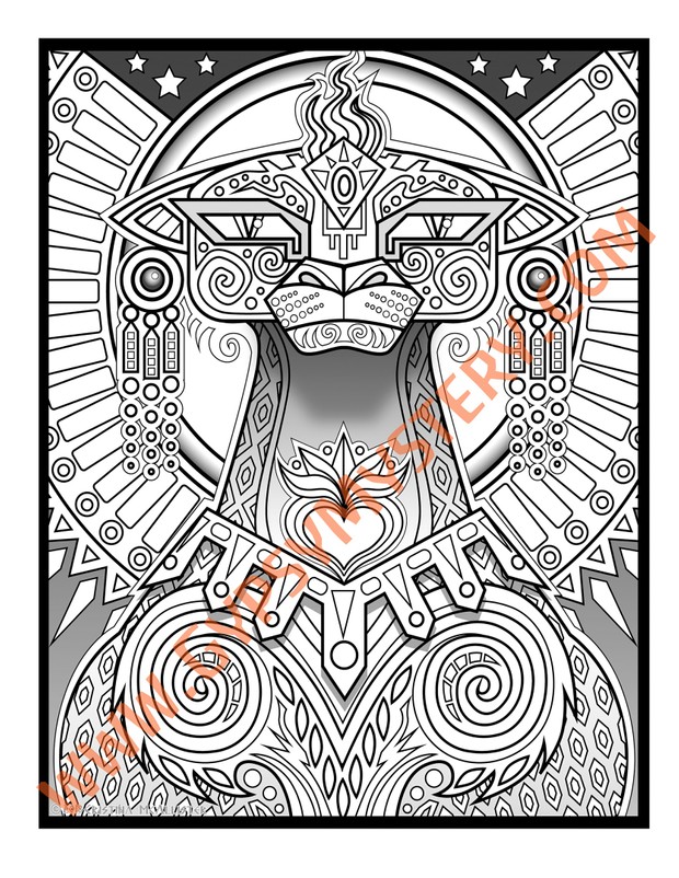 Espiritus Coloring Book, Book 3