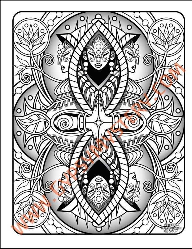 Espiritus Coloring Book, Book 3