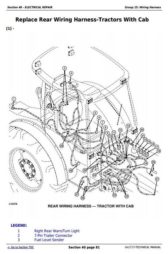 John Deere 5310N and 5510N USA Tractors Diagnostic and Tests Technical Service Manual (tm1717)