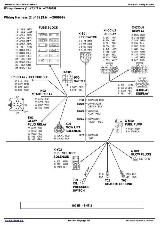 John Deere 1023E & 1026R Worldwide Compact Utility Tractors Technical Manual (TM109719)