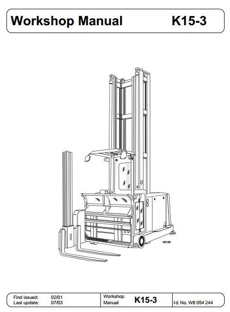 Linde Truck Type 009: K15-3, K15-3AC Service Training (Workshop) Manual